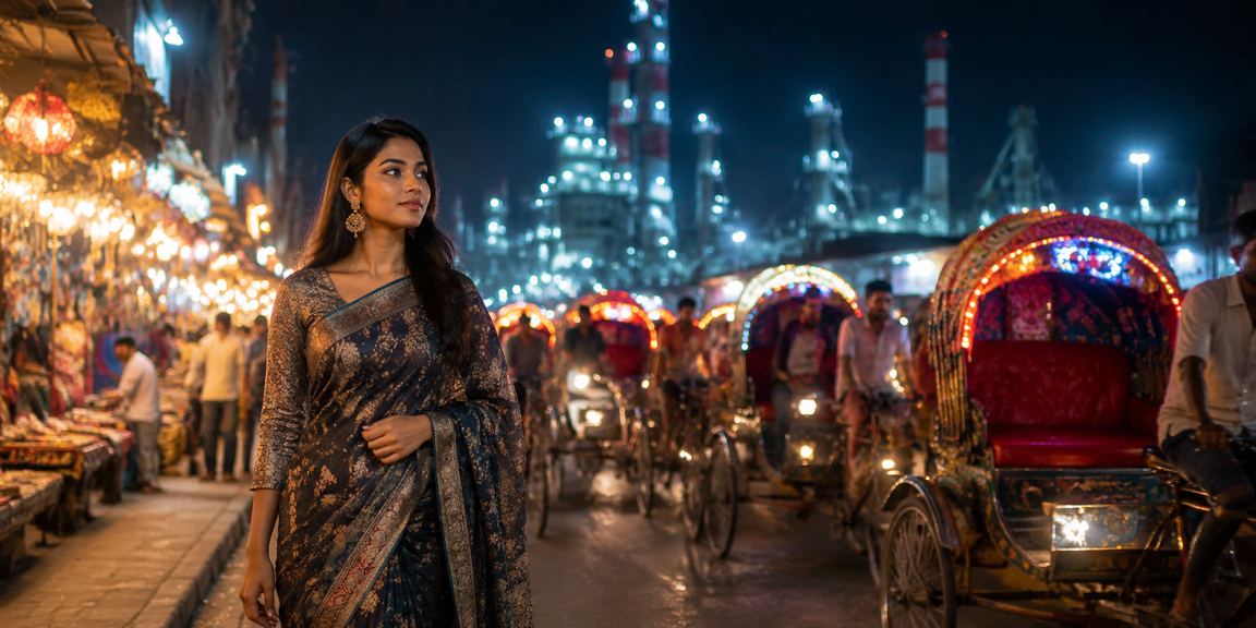 ঢাকার ক্যাসিনো বাজি রাতে বাজার দৃশ্য